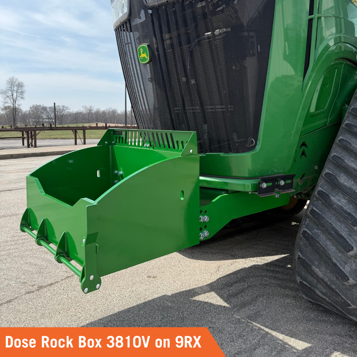 Dose Rock Box on 9RX John Deere
