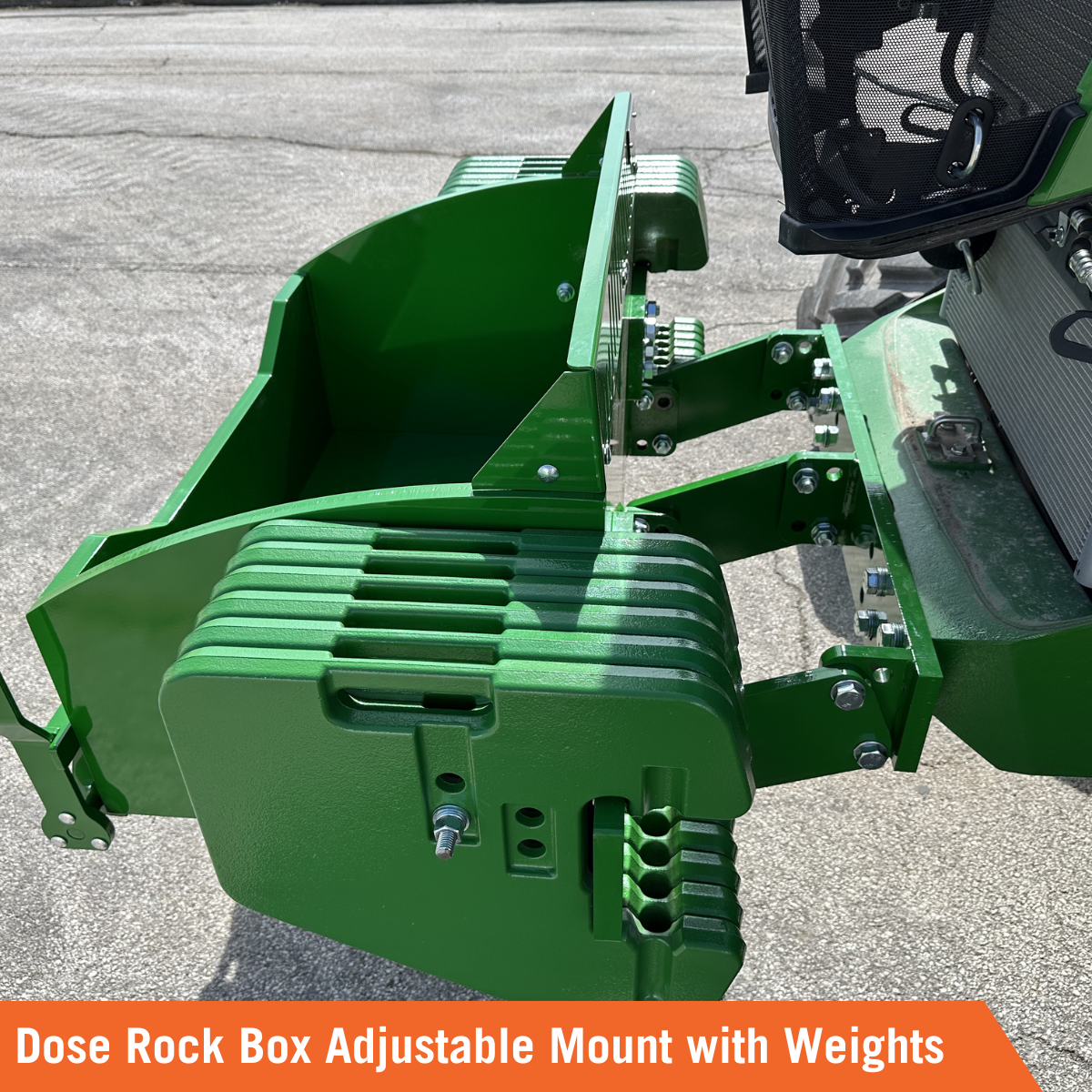 Dose Rock Box with Adjustable Mount and Weights